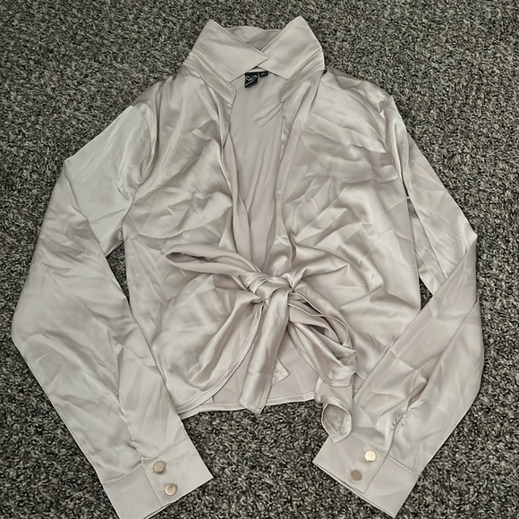 Windsor satin crop top - Picture 2 of 4